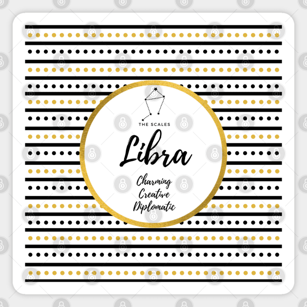 Zodiac Constellation | Libra Magnet by Unpossible Tees